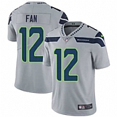 Nike Seattle Seahawks #12 Fan Grey Alternate NFL Vapor Untouchable Limited Jersey,baseball caps,new era cap wholesale,wholesale hats